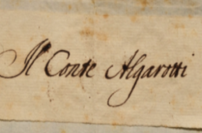 Collegamento a Edizioni digitali di epistolari settecenteschi: Algarotti, Metastasio e Foscolo